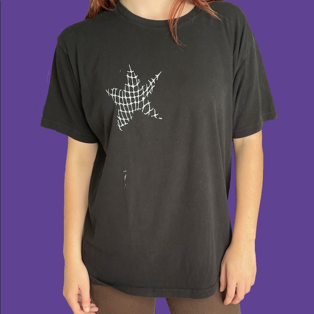 Screen printed oversized t-shirt